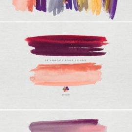 Hand Painted Watercolor Brush Strokes 1743290 Free Download