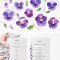 Watercolour Flower Violets Clipart 1738559 Free Download