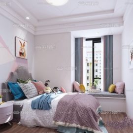 Child bedroom 06 Free Download