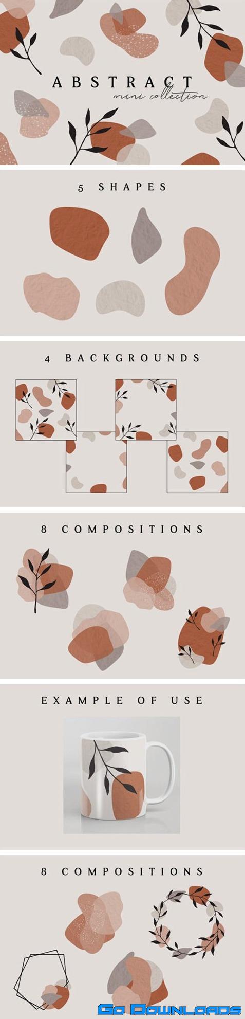 Earthy Abstract Shapes Watercolor 7152973 Free Download