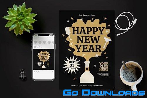 Happy New Year Flyer