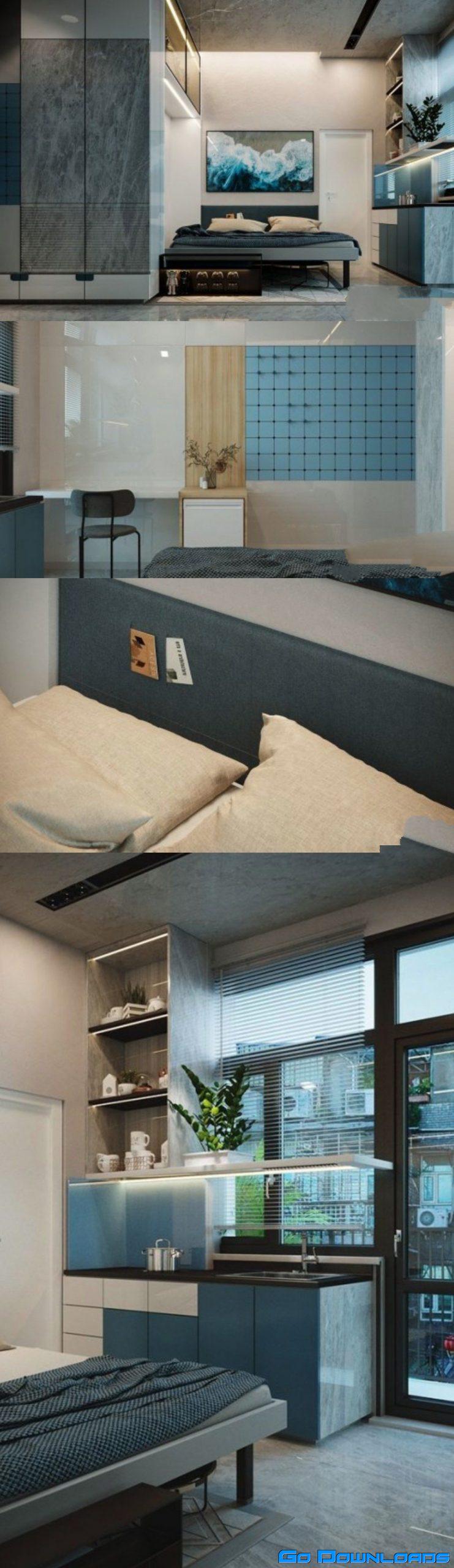 Modern Style Bedroom 565 Free Download