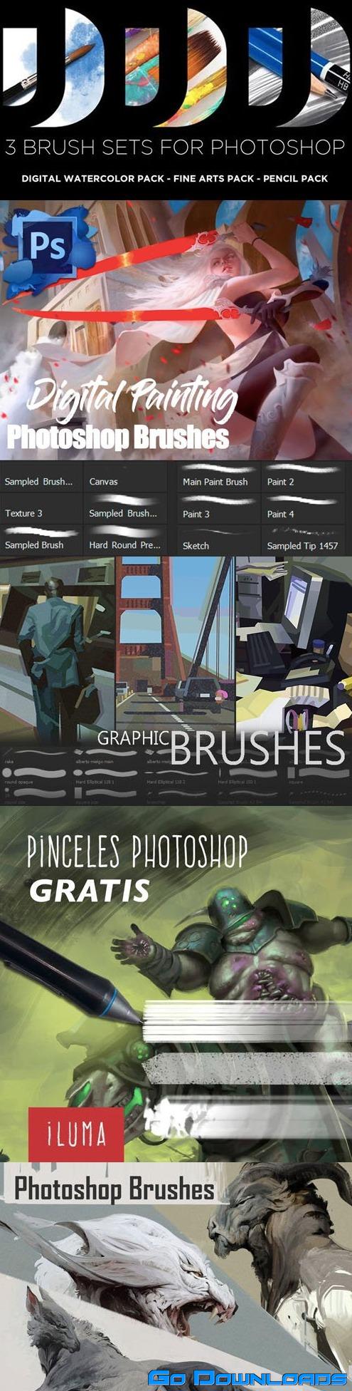 Photoshop Brushes Pack For Painting Skills Free Download