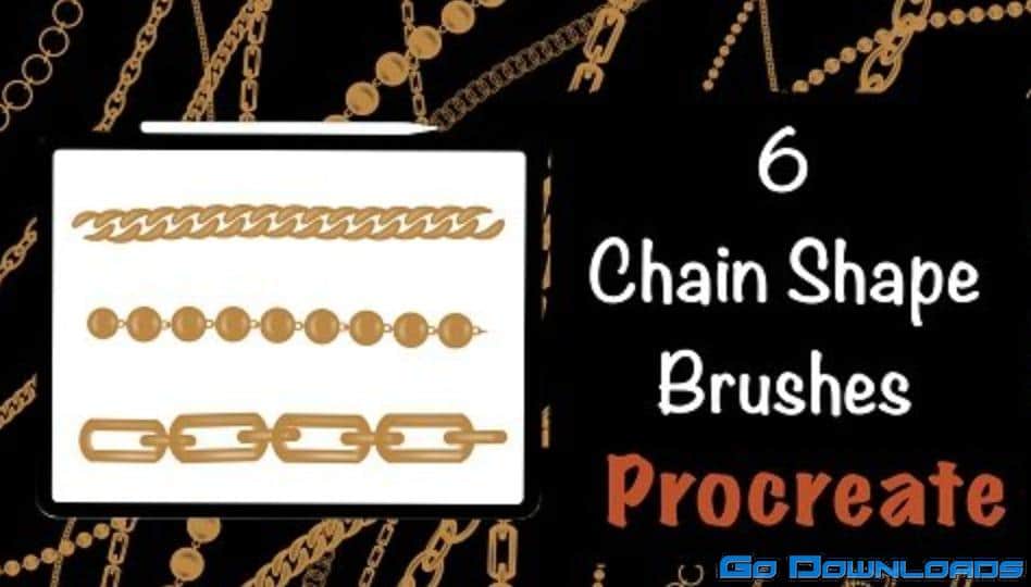Chain Shape Brushes In Procreate Free Download