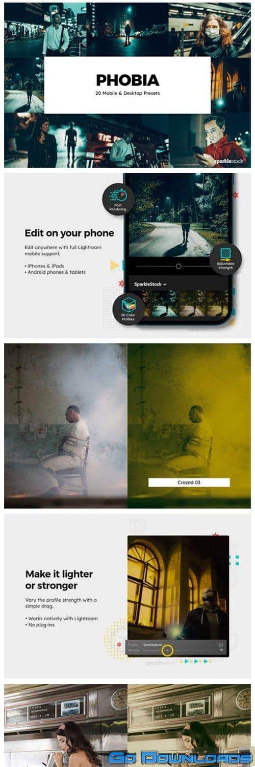 20 Phobia Lightroom Presets and LUTs 8740727 Free Download