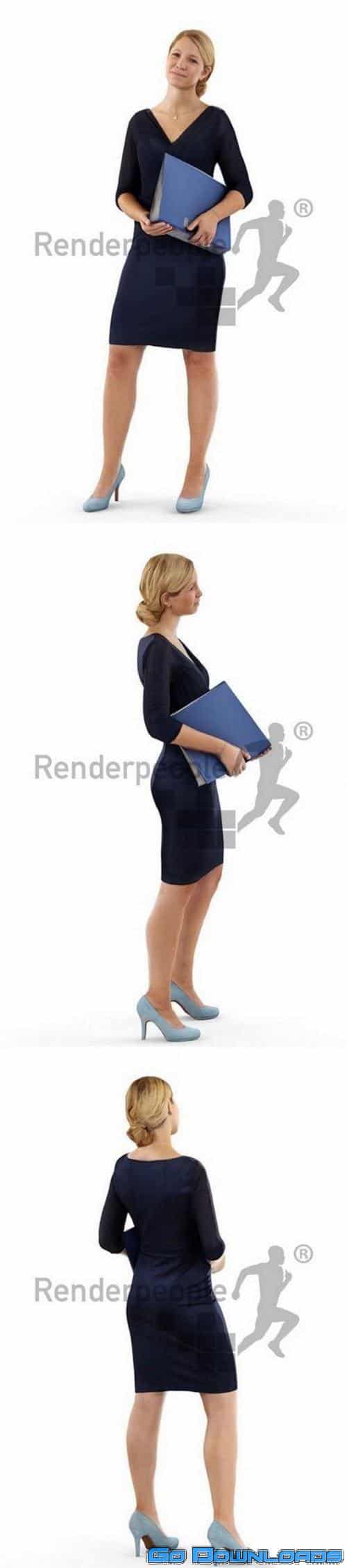 Celina Posed 004 Render People Free Download