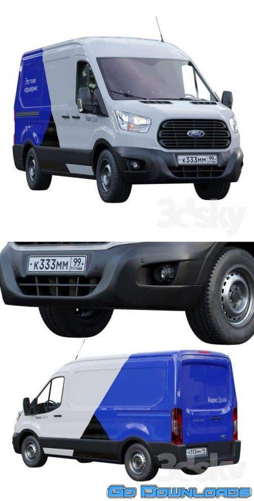 Ford Transit 3D Model Free Download