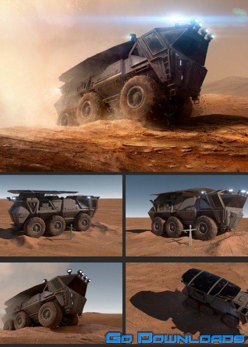 Mars vechicle concept Free Download