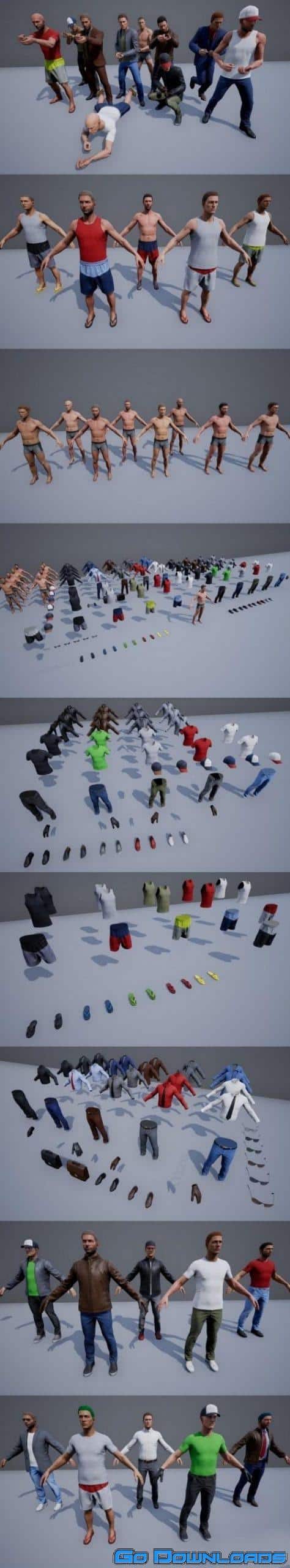 Regular Male Civilian Character Free Download