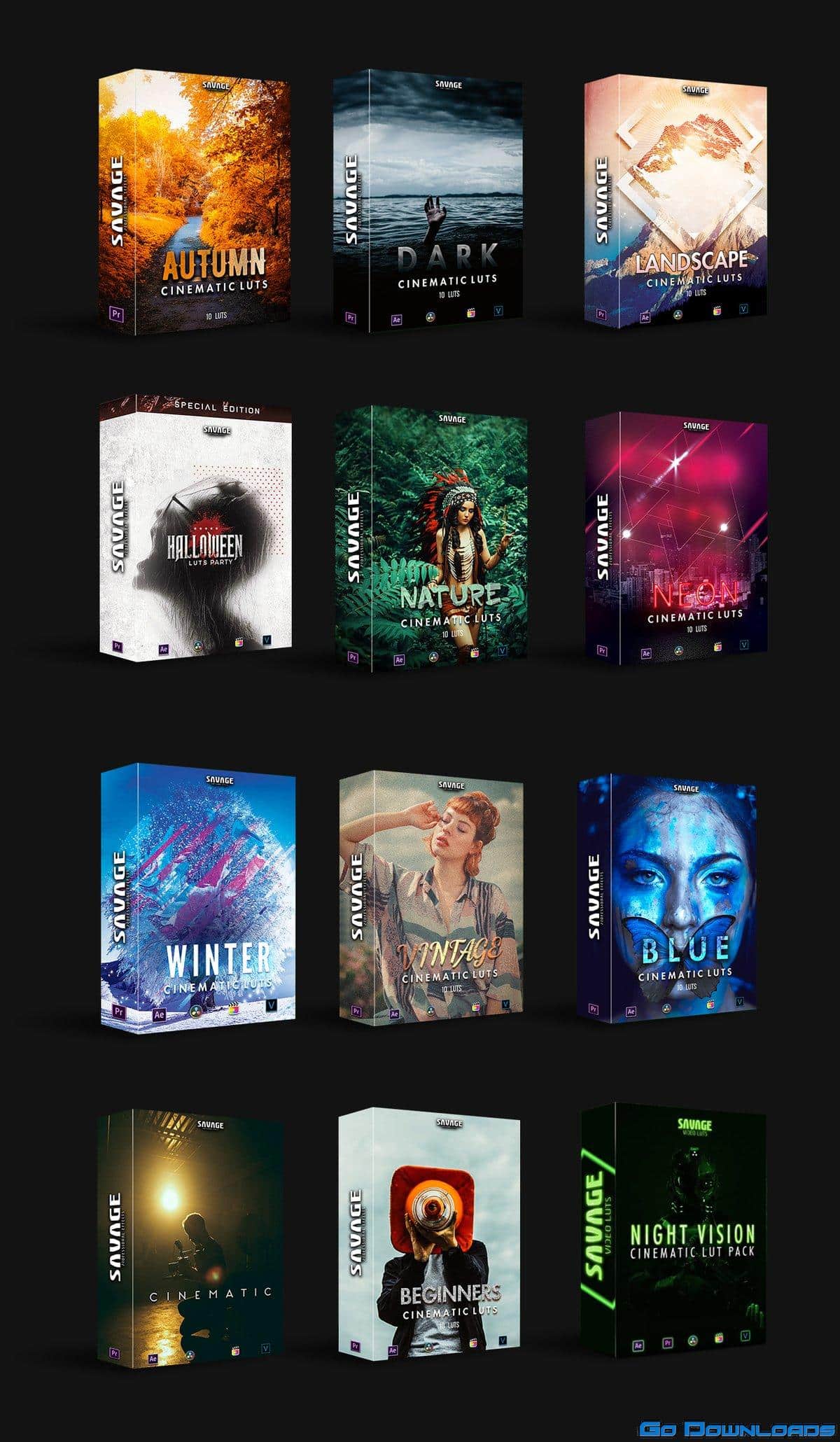 Savageluts WINTER + ALL LUTS PACK