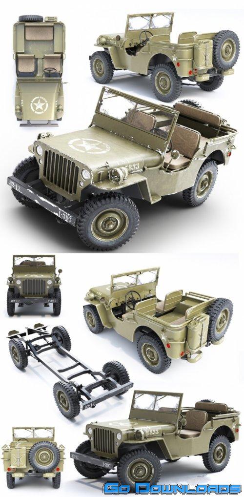 Willys 3D Model Free Download