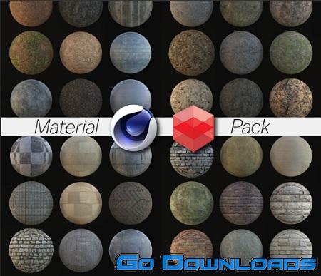 ArtStation Marketplace Redshift Rustic Material Pack 99 Free Download