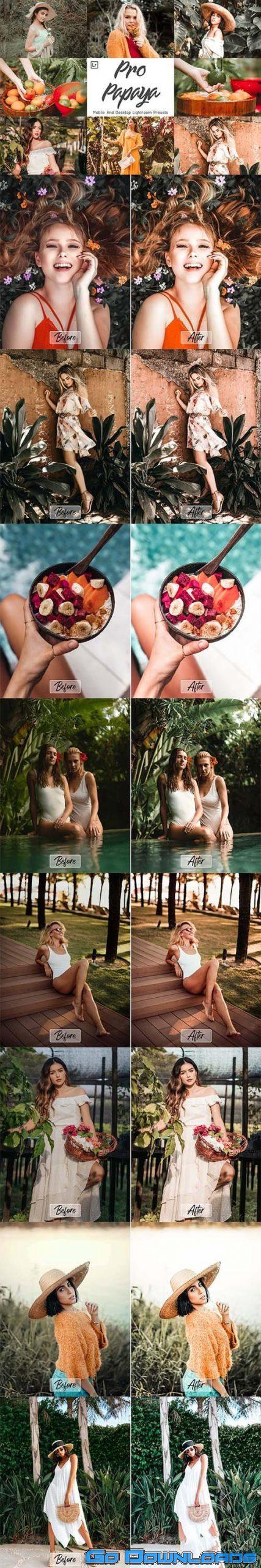 CreativeMarket 14 Pro Papaya Mobile & Lightroom 5958044 Free Download