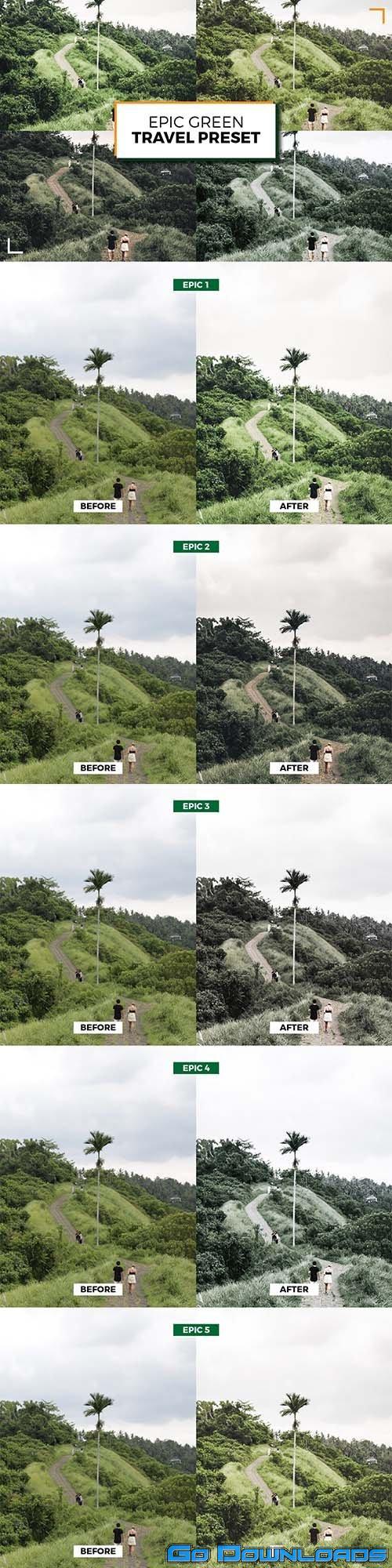CreativeMarket Epic Green Travel Lightroom Presets 5963169 Free Download