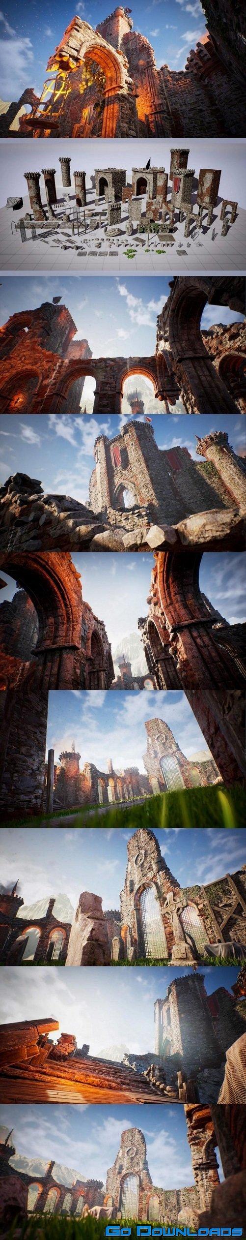 Unreal Engine Fantasy Medieval Castle Kit Free Download