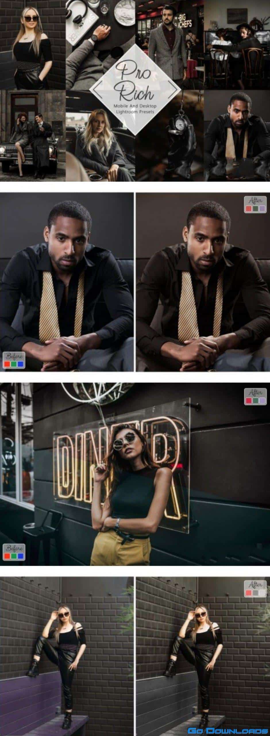 CreativeMarket 10 Mobile Lightroom Presets Neo Rich 6121114 Free Download