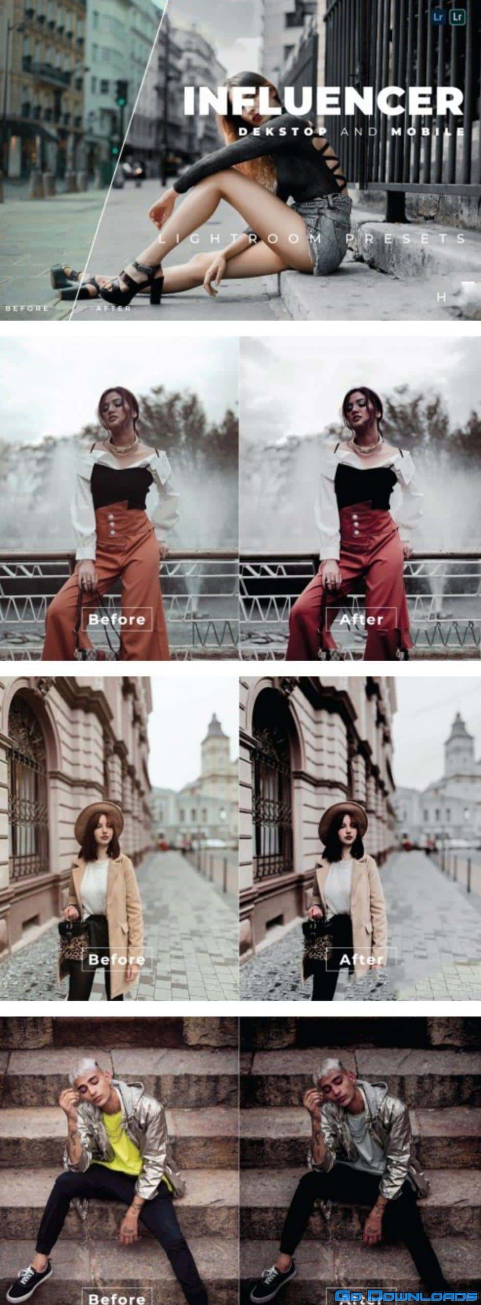 Influencer Desktop and Mobile Lightroom Preset Free Download