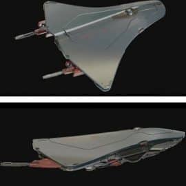 Stingray Battle Drone 3D Model Free Download