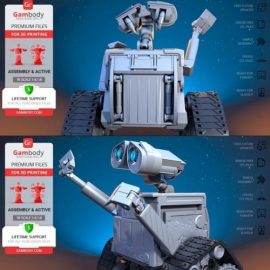 WALL-E 3D Print Model Free Download