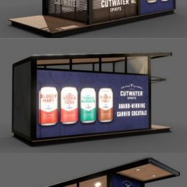 CABINE MARKET DESIGN STORE OUTDOOR FURNITURE 3D Model Free Download