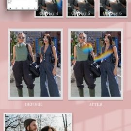 30 Prism Light Photoshop Overlays Free Download