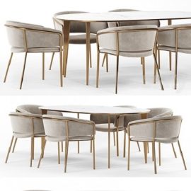 Vilhena II chair and Arden Dining Table Free Download