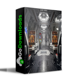 CGAxis – Space Station Interior Free Download