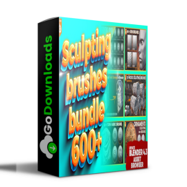 Superhive – Blender Sculpting Brushes – Asset Browser Free Download
