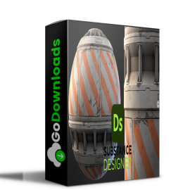 Artstation – Stylized Sci-Fi Barrier Wall – Substance 3D Designer Free Download