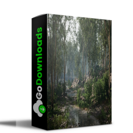Fab – Forest Environment ( Riverside Forest with Pine and Tropical Trees ) Free Download