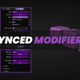 Synced Modifiers v2.3 for Blender Free Download