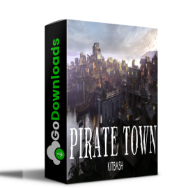 Artstation – Pirate Town – Kitbash Free Download