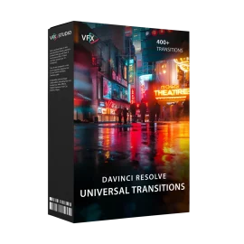 VfxStudio 400+ DaVinci Resolve Universal Transitions Bundle Download