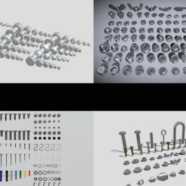 Sketchfab – Bolts And Nuts Collection Free Download