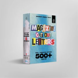 Sickboat – MAGAZINE CUT OUT LETTERS PNG + ANIMATIONS