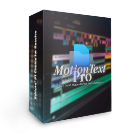 MotionText Pro V1 – Text FX Pack v2026 for Davinci Free Download