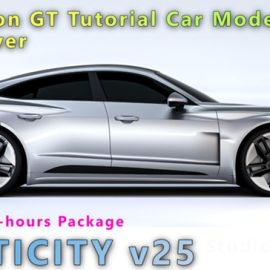 Patreon – Audi E-Tron GT Tutorial Car Modeling the complete 24 hours Package by Kuechmeister Swagger Free Download