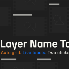 Aescripts – Layer Name Tag v1.1.0 Free Download