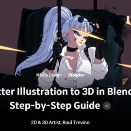 Coloso – Character Illustration to 3D in Blender – A Step-by-Step Guide – Raul Trevino