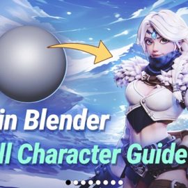 Gumroad – Ice Girl Full Character Guide Only In Blender