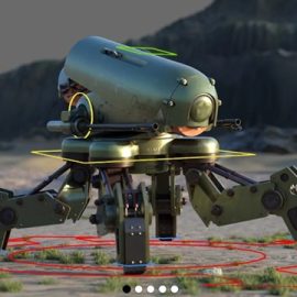 Gumroad – Mechanical Rigging in Blender Battle Drone