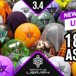 SuperhiveMarket – Sanctus Library – Procedural Materials v3.4.18 + Asset Browser + Bake Tool