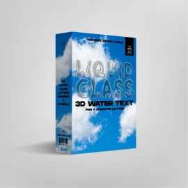 Sickboat – 3D Liquid Glass Text PNG + Animations Pack